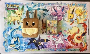 POKEMON EVOLUZIONI PRISMATICHE PLAYMAT + DECKBOX + SLEEVE EEVEE SUPER PREMIUM - Imagen 1 de 10