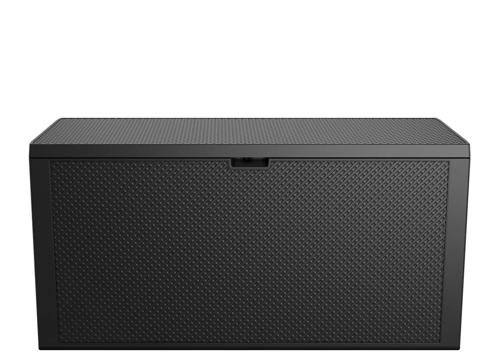 Keter Aufbewahrungsbox "emily" Graphit 270l Gartenbox Kissenbox Gartentruhe
