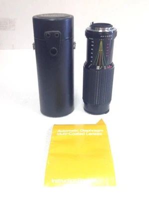 Albinar-ADG 75-300mm Manual Focus Zoom Lens w/Case, Instructions,WORKING - Image 1 of 4