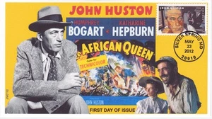 JVC CACHETS - 2012 GREAT DIRECTOR - JOHN HUSTON TYPE 1 FIRST DAY COVER FDC LE - Bild 1 von 1