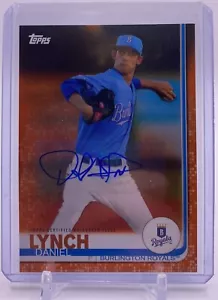 2019 Topps Pro Debut Daniel Lynch Orange Auto #'d /25 Royals - Picture 1 of 2