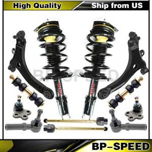 Tie Rod Ends Control Arms Bar Link Strut Coil Springs For Buick Century 3.1L 02
