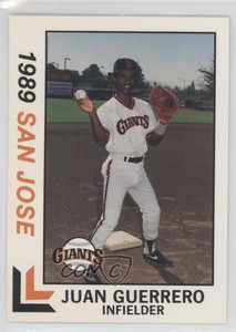 1989 Best San Jose Giants Juan Guerrero #21