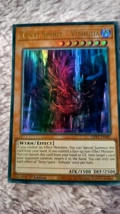 Yu-Gi-Oh! 3x Tenyi-geist Vishuda Rare Gfp2 Nm Englisch 1.Auflage Ultra Rare - Bild 1 von 2