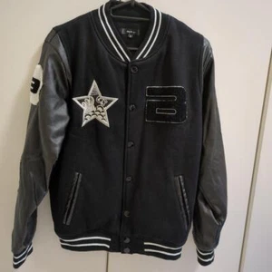 BIGBANG Stadium Jacket Embroidered Patch Black M Size - Picture 1 of 10