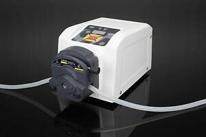 Lab Variable Speed Peristaltic Liquid Pump Reversible Dispense Low Pressure