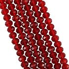 New Wholesale Faceted Rondelle Crystal Glass Beads Diy Jewelry Making 4/6/8Mm