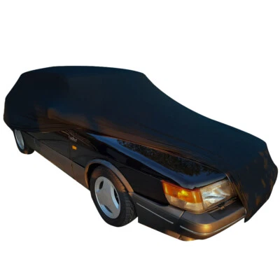 Indoor car cover fits Saab 900 Classic bespoke Berlin Black cover Without mir... - Imagem 1 de 4