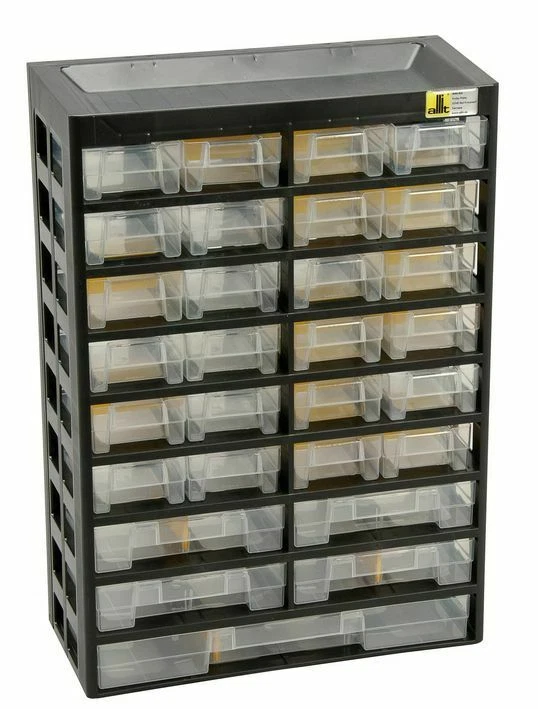 Allit VarioPlus Basic 47 Kleinteilemagazin - Schwarz/Gelb (458100)