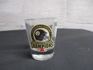 Pittsburgh Steelers 2005 AFC Champions Super Bowl XL Shot Glass - Picture 1 of 2