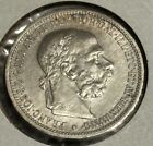 1893 Austria 1 Korona Silver AU/UNC Coin - TCCCX