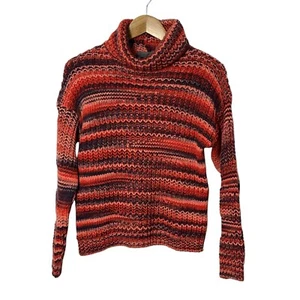 Elsamanda Anthropologie Wool Bld Sweater Asymmetric Knit Women Size S Turtleneck - Picture 1 of 4