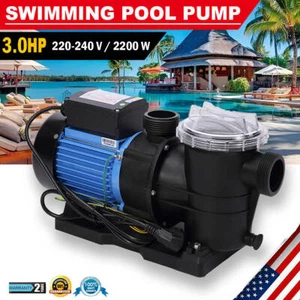 Swimming Pool Pump Motor Instead of Hayward 3HP Hot Tub SPA Pump In Above Ground - Picture 1 of 12