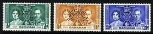 BAHAMAS KG VI 1937 Set PERFORATED SPECIMEN SG 146s to SG 148s MINT - Picture 1 of 2