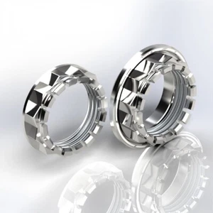 Kbike kit dadi lato ruota M48x1.5 in Ergal per Ducati - Picture 1 of 3
