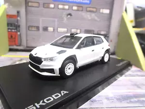 Skoda Fabia R5 Rallye EVO Rally2 blanco 2022 RARO Abrex 1:43 - Imagen 1 de 6