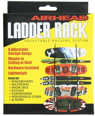 Sistema de estanterías ajustables para escalera Kwik Tek Airhead 8 peldaños, techo o pared  Foto 1 de 4