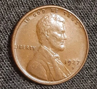 1927 S Wheat Cent/WDDO-002/Doubled Eyelid/Very Nice Condition/Scarce/XF-AU est. - Image 1 of 4