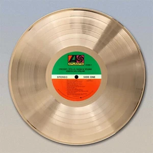 Crosby, Stills and Nash "American Dream" Gold LP Schallplatte Wandbild - Bild 1 von 6