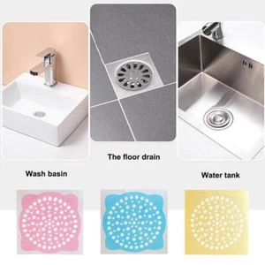 Disposable Floor Drain Sticker Kitchen Bathroom Sewer For Hair Filter / N6N4 - Picture 1 of 25