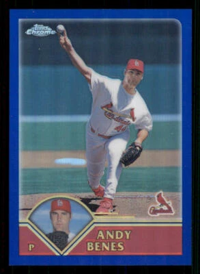 2003 Topps Chrome Refractors #121 Andy Benes /699 - Image 1 of 2