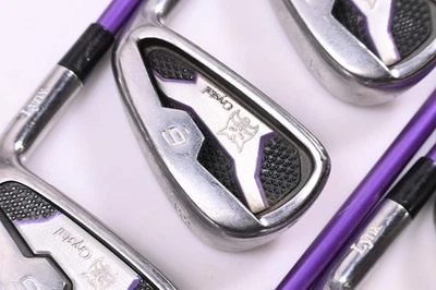 Ladies Lynx Crystal Irons / 5-PW+SW / Ladies Flex Lynx 45 Shafts - Image 1 of 4