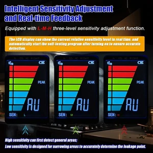 Rilevatore di perdite di gas combustibile portatile tester di concentrazione di gas combustibile - Foto 1 di 19