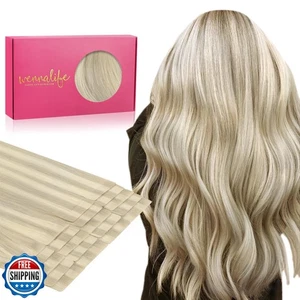 WENNALIFE Invisi Bordo e Nastro Classico nelle Extension Capelli Umani, 22 Pollici - Foto 1 di 5