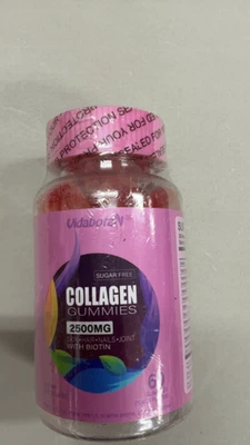 VIDABOTAN Collagen Gummies 2500mg with Biotin 60ct - Image 1 of 3