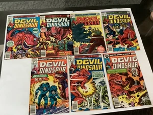 Marvel Comics Teufel Dinosaurier Ausgaben 1,2,3,4,6,7 und 9 Lot - Bild 1 von 1