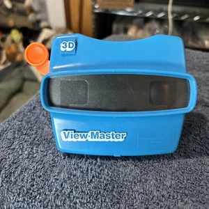 View Master 3D Fisher Price Vintage Working Blue Retired Collectable - Picture 1 of 7