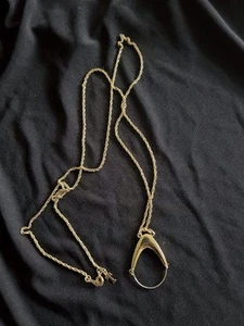 Trifari Gold Tone Pendant Charm Necklace - Picture 1 of 6