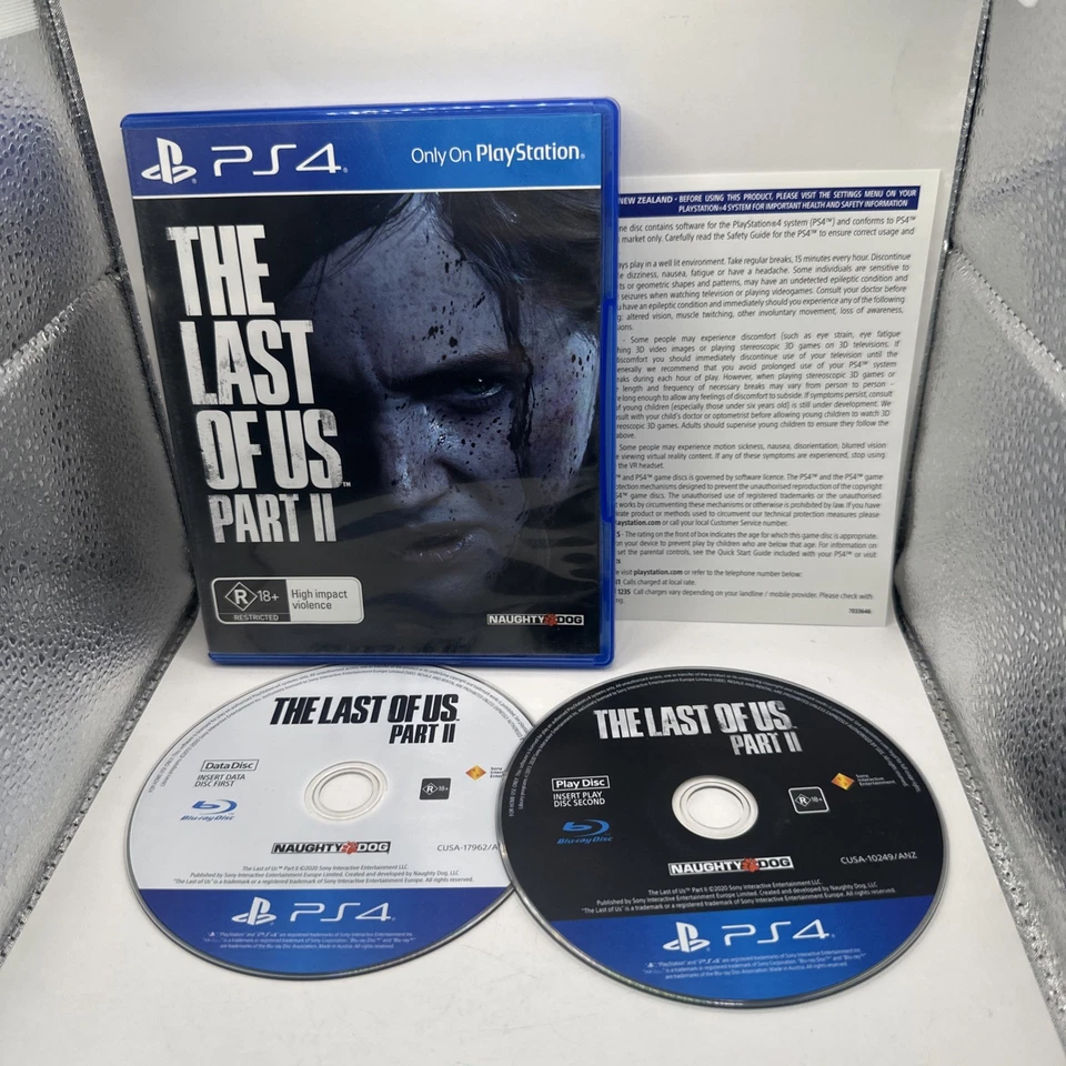 The Last of Us Part 2 • PlayStation 4 PS4 Game + Manual (2020) AUS • Part II - image 1 of 4