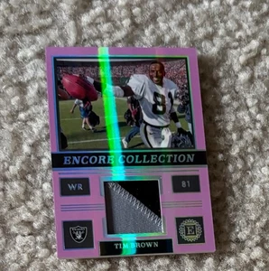 2022 Panini Encased Tim Brown 2 Color Patch /15! - Picture 1 of 2