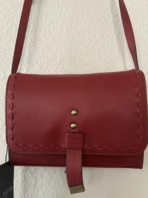 Lodis Bandolera Bolso de Mano Cartera Cuero Genuino Rojo/Marate Nuevo con Etiquetas Foto 1 de 4