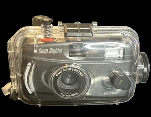 Unterwasserkamera 35 mm Film wasserdicht bis 100 Fuß wiederverwendbar mit Blitz von Snap Sights - Bild 1 von 5