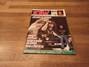 Raw rock music magazine - # 19 May 17-30 1989 Led Zeppelin Udo Dirkschneider - Picture 1 of 2