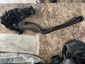 Tactical Kletterseil Gurt schwarz - Bild 1 von 3