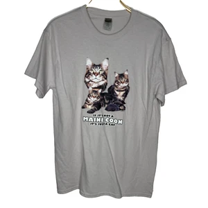 Camicia gatto Maine Coon non Maine Coon solo un gatto grande gatto regalo taglia media - Foto 1 di 7