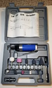 Air Ace 1/4 Zoll Luftstanzschleifer Kit mit Etui & Zubehör DGK14 - Bild 1 von 3