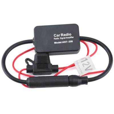 Car Stereo FM Radio Signal Antenna Signals Aerial Amplifier Booster Accessories - Image 1 of 4