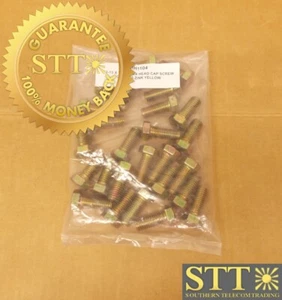 CENTRAL STEEL 1/2-13 X 1-1/4" HEX HEAD CAP BOLT GRADE 5 ZINC YEL (LOT OF 26) NEW - Picture 1 of 4