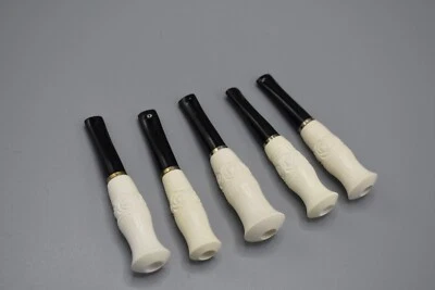 5 Porta Cigarrillos para Cigarrillos Estándar Bloque Espuma de Mar Hecho a Mano NUEVO Foto 1 de 4