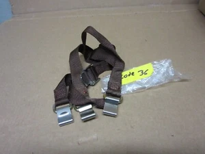 1980 Corvette T -top Storage Hold Down Straps Claret Correct For 80 - Picture 1 of 1