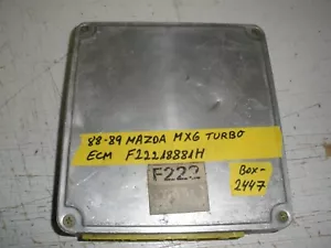 88-89 MAZDA MX6 TURBO ECM F22218881H *See description*( BOX-2447) - Foto 1 di 2