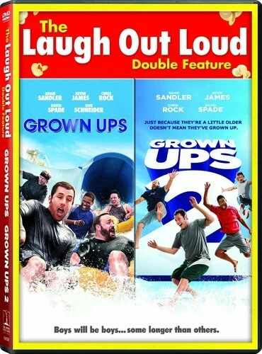 NEW! SEALED! Adam Sandler GROWN UPS plus GROWN UPS 2 Double Columbia DVD - Image 1 of 1
