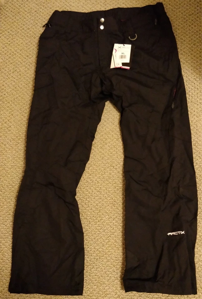 Arctix Women's Mountain Premium Mesh-Lined Snowboard Cargo Pants Black Large
