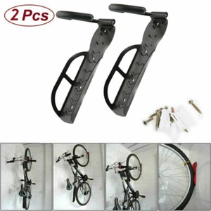2 Ganci Portabici da Muro Supporto Staffa bicicletta Appendi MTB Corsa Acciaio - Bild 1 von 12