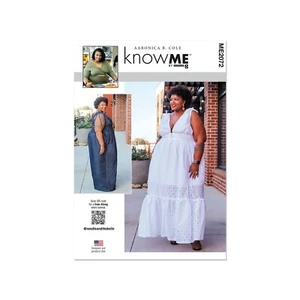 knowME Schnittmuster ME2072 - Kleid - Kleid mit Volantrock - große Größen - Bild 1 von 5