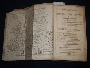 1802 A NEW GAZETTEER OF THE EASTERN CONTINENT BY JEDIDIAH MORSE - MAPS- KD 4815D - Picture 1 of 11